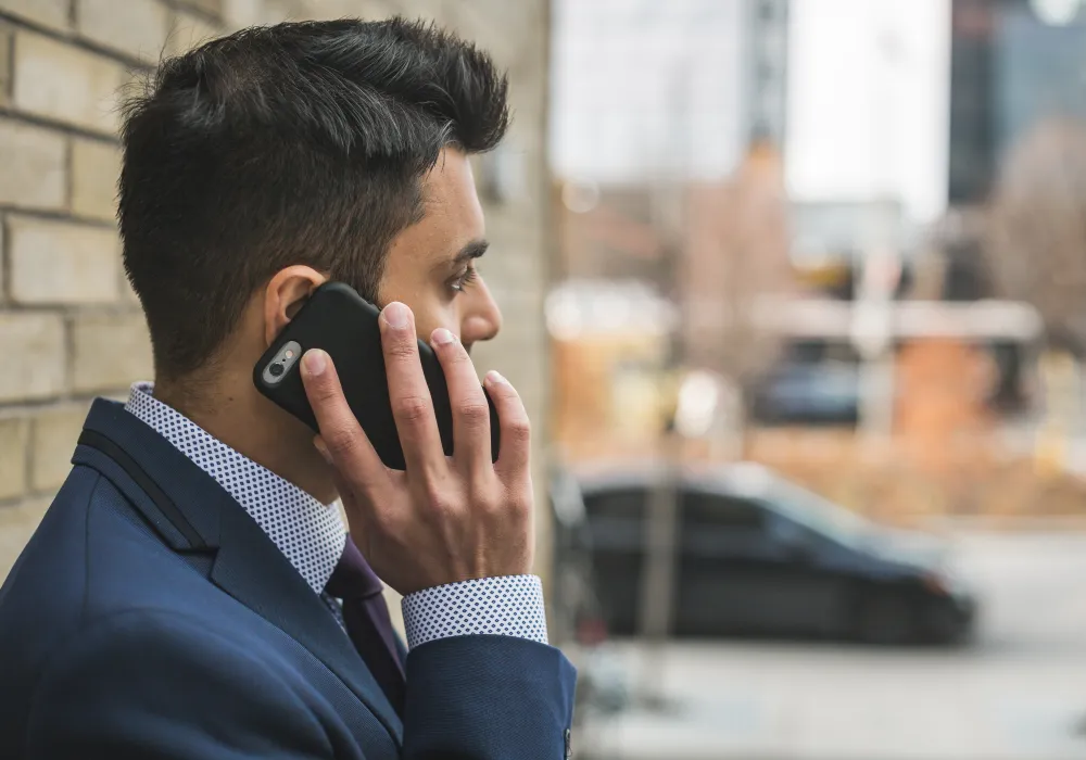 Man on Cell Phone